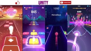 Unity || Tiles Hop VS Color Hop 3D VS Dancing Road VS Beat Roller || EDM Rush!