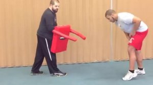 Defensive Line Power Rush Drills - Coaching with "The Colt" Football Block Shedding Training Tool