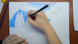 Зимний лес \\ Лес карандашами \\ Как нарисовать зиму