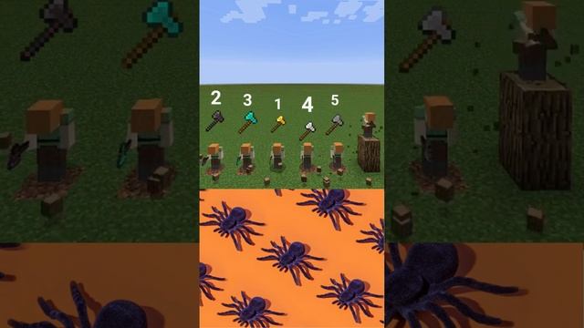 What is the best axe | Какой топор лучший в Майнкрафт? #minecraft #shorts смотреть онлайн