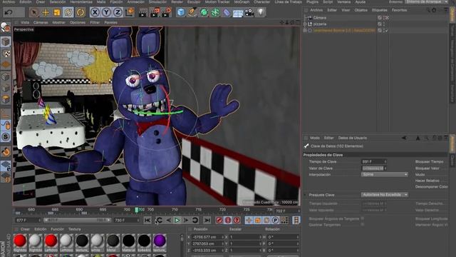 (C4D/FNAF)My Part of Collab (Speed Animation) смотреть онлайн