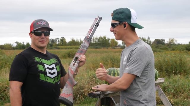 How Many Watermelons Will a Shotgun Shoot Through? | Gould Brothers смотреть онлайн