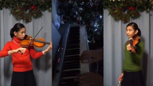 The First Noel (violin duet) - Katie Ringo's Violin Cover