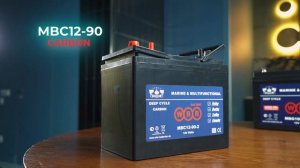 WBR Marine сравнение аккумуляторов MB100-12, MBG100-12 и MBC12-90 | ВЫБОР