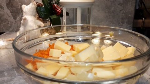 Салат ЛИС. Новогодний стол! #салаты2020 #рецептсалата #новыйгод2020