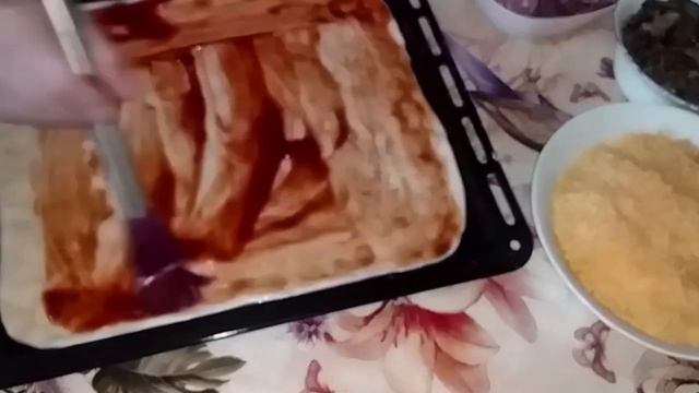 ПИЦЦА С ЛЕСНЫМИ ГРИБАМИ