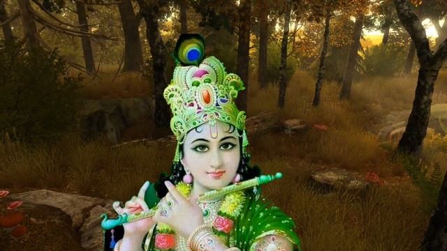 Очень лирическое исполнение бхаджана светлому Богу Говинде!!! смотреть онлайн