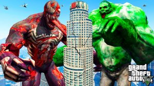 ВЕНОМ ЗОМБИ ПРОТИВ ХАЛКА МЕРТВЕЦА В ГТА 5 МОДЫ! VENOM HULK ОБЗОР МОДА В GTA 5! ВИДЕО ГТА ИГРЫ MODS
