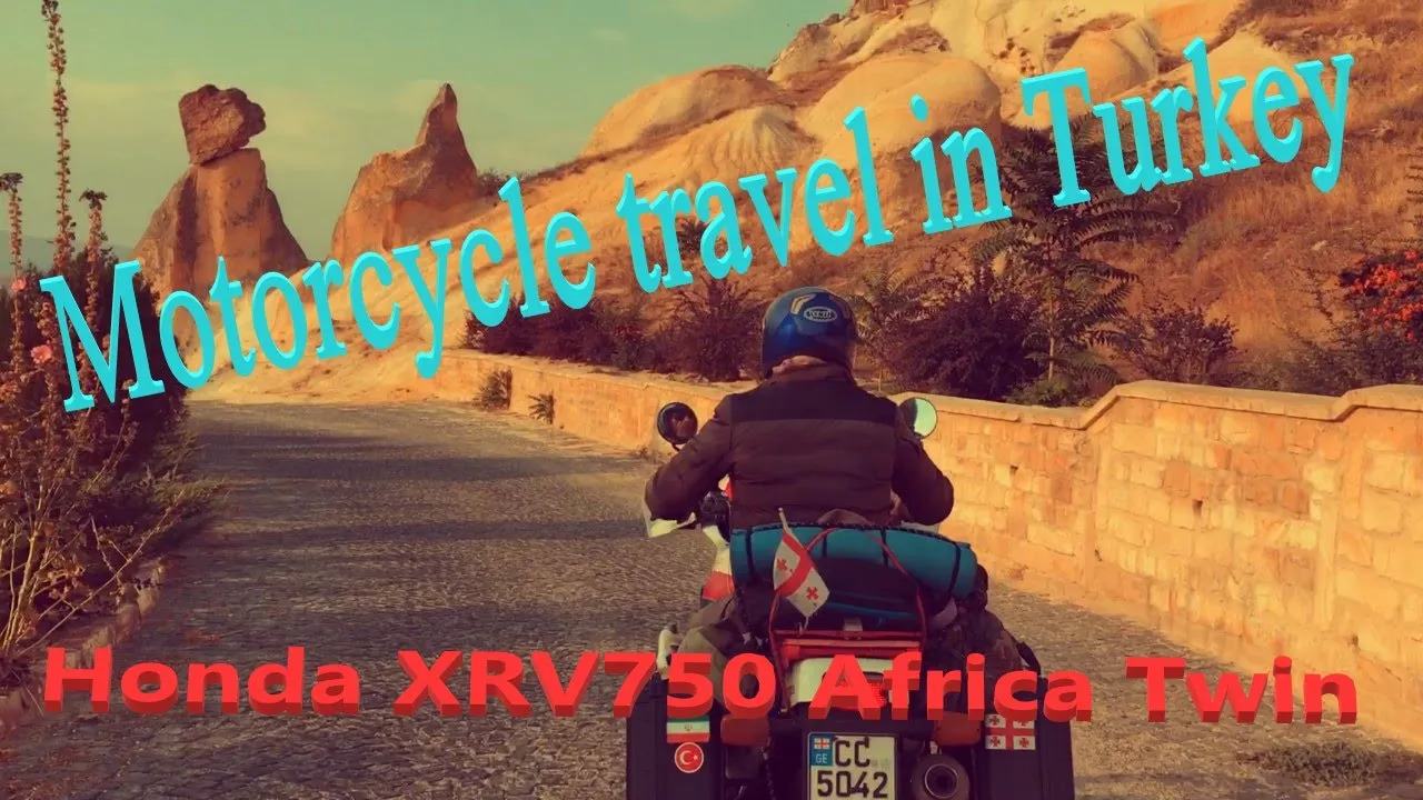 Motorcycle travel in Turkey on Honda XRV750 Africa Twin мото путешествие в Турцию