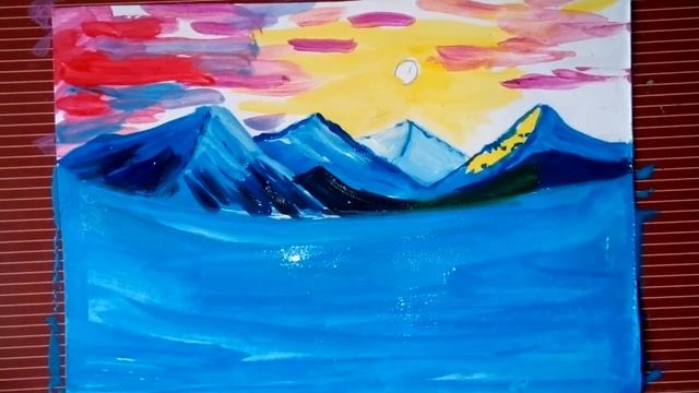 как нарисовать горную долину гуашью поэтапно смотреть онлайн