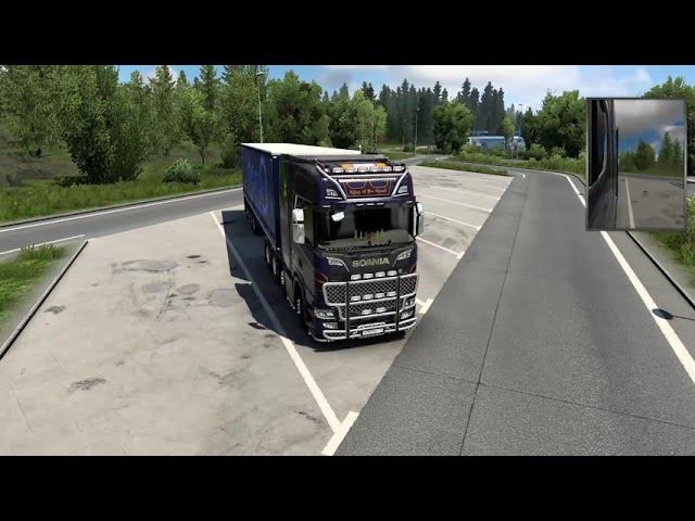 Euro Truck Simulator 2 - конвой гонки по сетевой