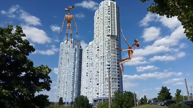 Сиреноголовые захватили в городе высотный дом! Меня страшно напугал ужасный сиреноголовый!