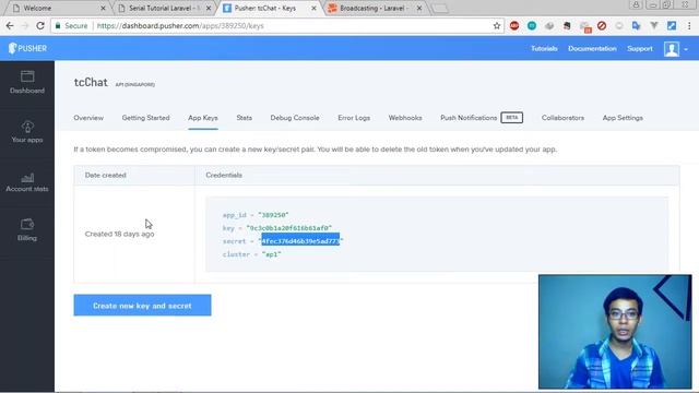 Serial Tutorial Laravel - Membuat Aplikasi Realtime Chat #3 (Pusher) смотреть онлайн