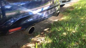 Звук выхлопа Infiniti fx37