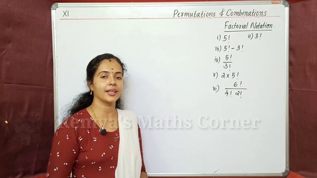 Permutation and Factorial Notation Part 3 Plus One Maths Chapter 7 Malayalam/English