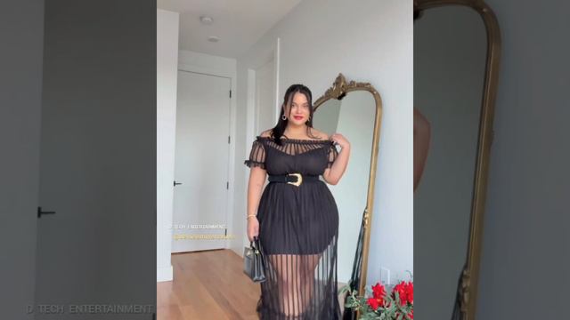 American Curvy Plus Size Fashion Model Clothing Designer - Denise Mercedes. смотреть онлайн