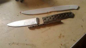 Делаю первый нож. Часть 2. Клинок. N690. Крио. 62 HRc. Запорол.