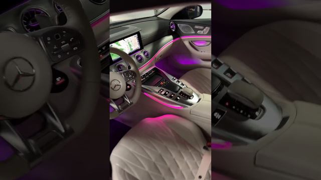 Mercedes AMG 43 GT 4door interior #interior #ambient #light #mercedes #amg #amggt63s #creative