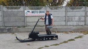 Мотоснегокат Снегирь . Мотобуксировщик, снегоход.