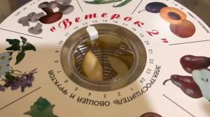 Сушилка для овощей и фруктов Ветерок -2 с поддоном для пастилы. Первое использование