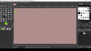How To Draw Straight Line in Gimp l Gimp tutorial