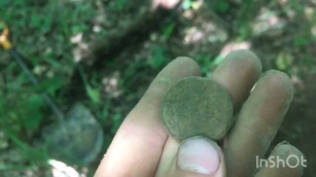 Поиск старины с металлоискателем #1