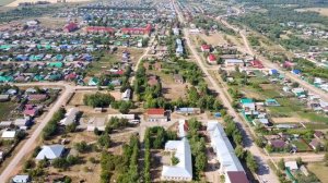 Село Пономарёвка съемка с квадрокоптера 2021 год. 4K