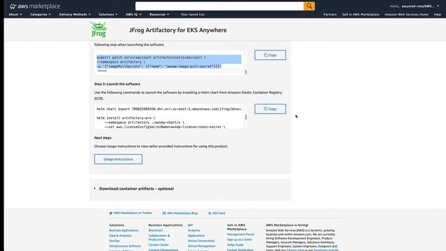 JFrog Artifactory for EKS Anywhere Demo смотреть онлайн