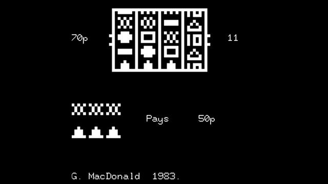 Slot Machine [Microtan 65] (1983) Geoff Macdonald