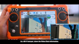 16CH 4-in-1 FHD Handheld Ground Station for Drones