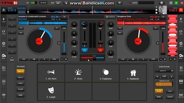 Виртуальный дж Звук на миниму !!!! смотреть онлайн