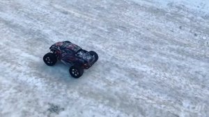 Снег, S-Max Remo Hobby и мороз -15