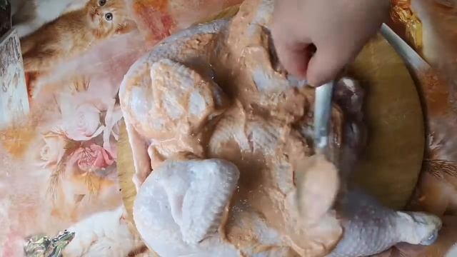 Курочка в духовке #табака #рецепт #кулинарныйблог