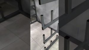 Стеллаж для хранения полипропиленовых труб.