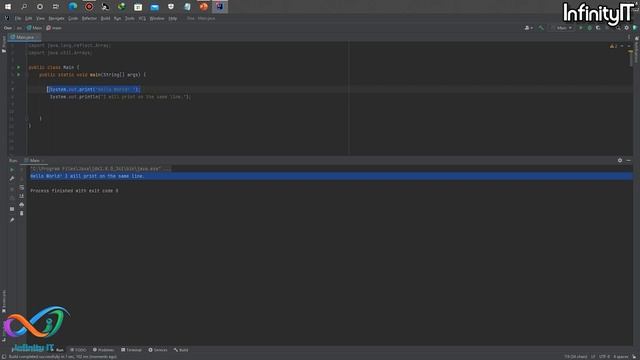 The Print Method // Java Print Number // Java Double Code @Infinity_IT_Channel_Vlog  //Burmese Tuto