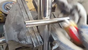 Нержавеющие перила монтаж сварной с полировкой