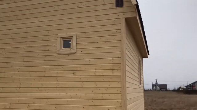 Видео обзор каркасного дома 6х6 с мансардой без внутренней отделки смотреть онлайн