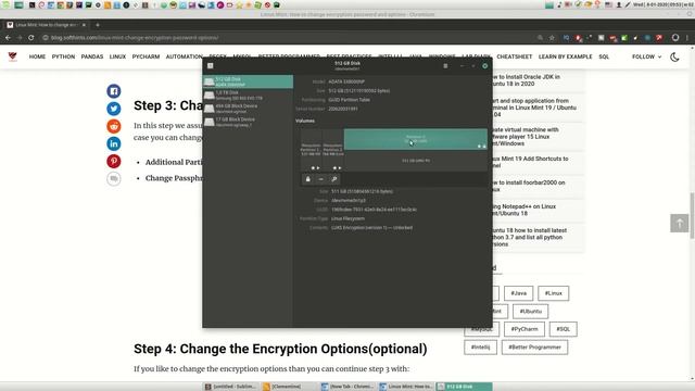 Linux Mint: How to change encryption password and options смотреть онлайн