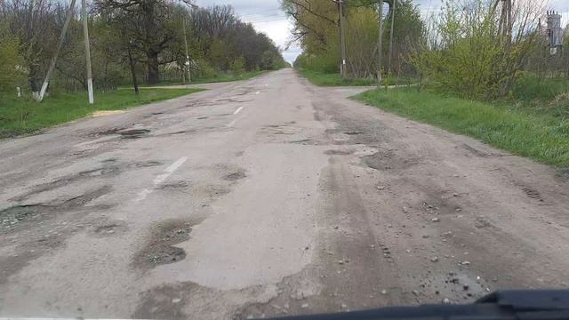 Состояние Автодороги через село Красивка на Андрушевку,Житомирская обл, Украина ЕВРОТРАССА 8.05.2021