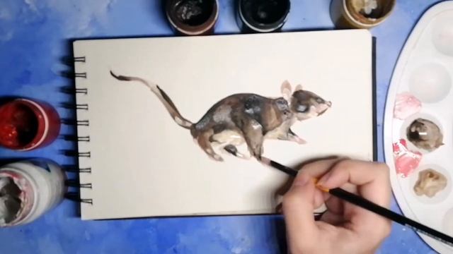 КАК НАРИСОВАТЬ МЫШЬ ЗА 10 МИНУТ? РИСУЕМ МЫШЬ ЛЕГКО.