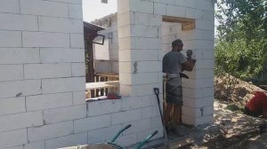 Строительство пристройки из газоблока