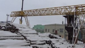 Монтаж козлового крана