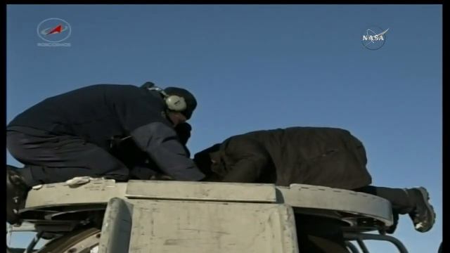 Приземление Союз МС-05