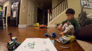 Drawing LEGO cars for Lewison (GOPRO 8 Hyperlapse)