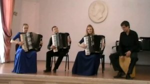 А.Прибылов "Серпантин" Трио аккордеонистов "Настроение" Новосибирск