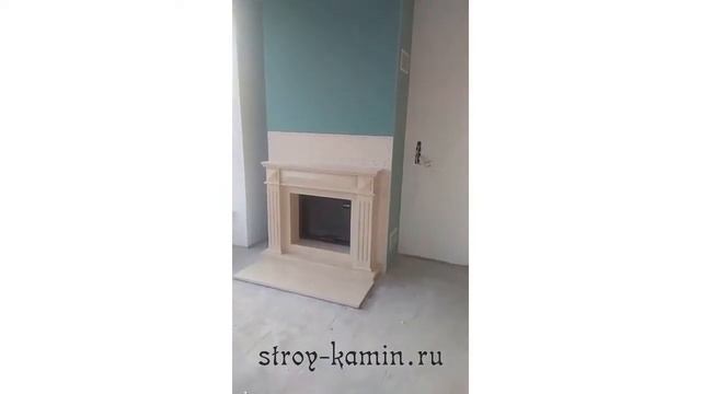 Классический камин Doncaster из мрамора с топкой АСТОВ ПС 7363 - монтаж под ключ смотреть онлайн