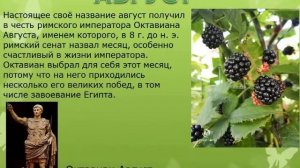 «Этимология названий месяцев»