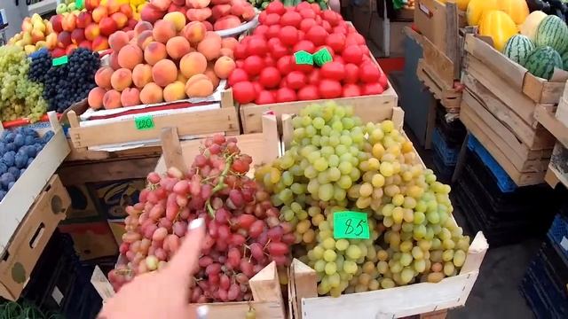 ✈️?️?Цены на овощи и фрукты в Сочи// Где купить продукты в Сочи?//Рынок "Новая Заря"//Цены в Сочи