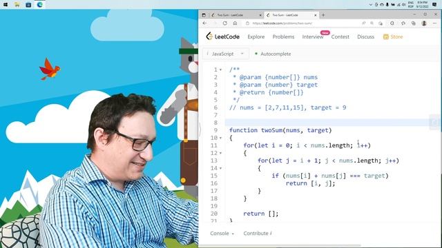 LeetCode Solution #1 Two Sum | JavaScript