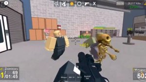 roblox:zombie uprising minigun